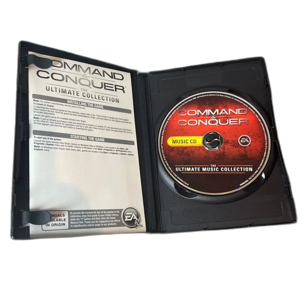 Command & Conquer Case + The Ultimate Music Collection - Music CD Only - NO Game